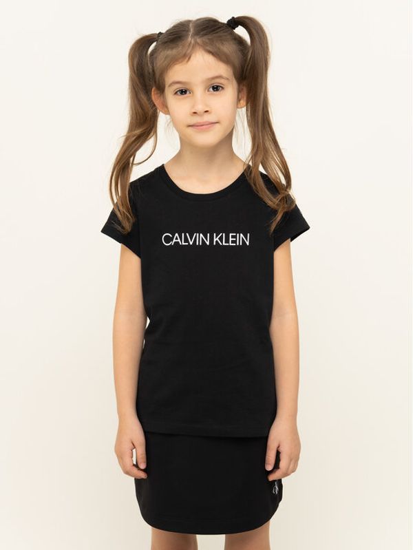 Calvin Klein Jeans Calvin Klein Jeans Тишърт Institutional IG0IG00380 Черен Slim Fit