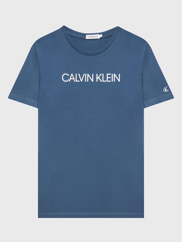 Calvin Klein Jeans Calvin Klein Jeans Тишърт Institutional IU0IU00298 Тъмносин Regular Fit