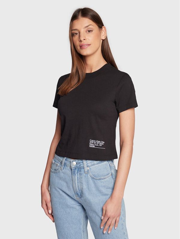 Calvin Klein Jeans Calvin Klein Jeans Тишърт J20J220276 Черен Regular Fit