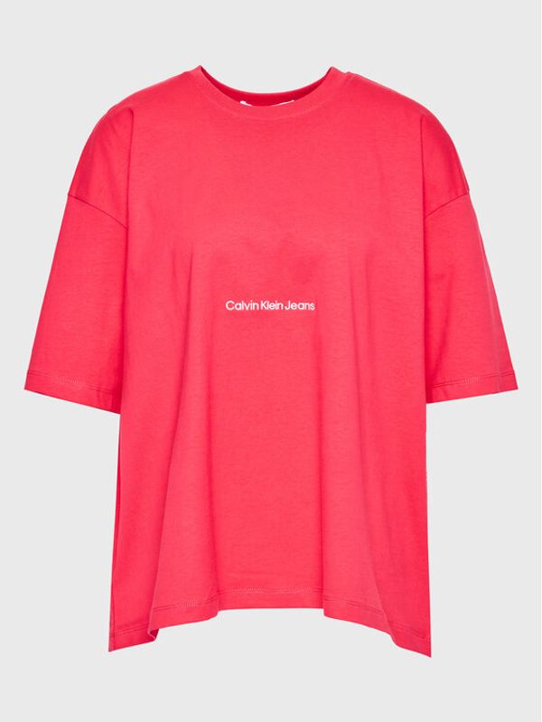 Calvin Klein Jeans Calvin Klein Jeans Тишърт J20J220768 Розов Relaxed Fit