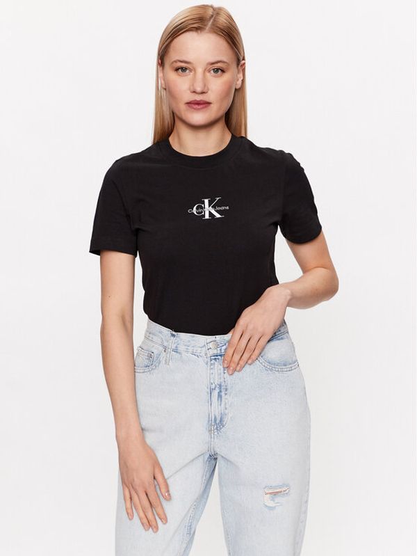 Calvin Klein Jeans Calvin Klein Jeans Тишърт J20J221426 Черен Regular Fit