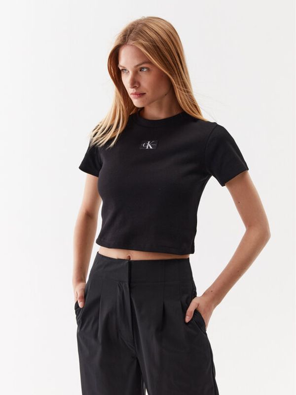 Calvin Klein Jeans Calvin Klein Jeans Тишърт J20J221595 Черен Regular Fit