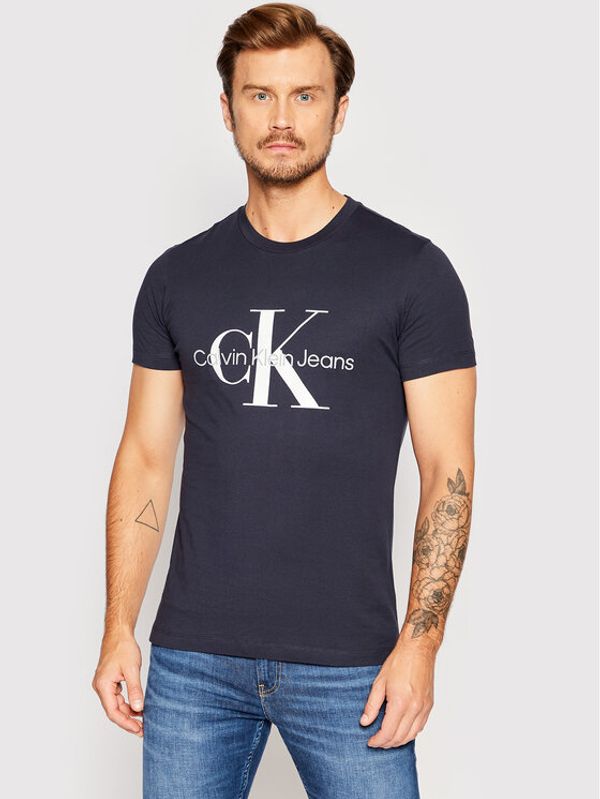 Calvin Klein Jeans Calvin Klein Jeans Тишърт J30J320935 Тъмносин Slim Fit