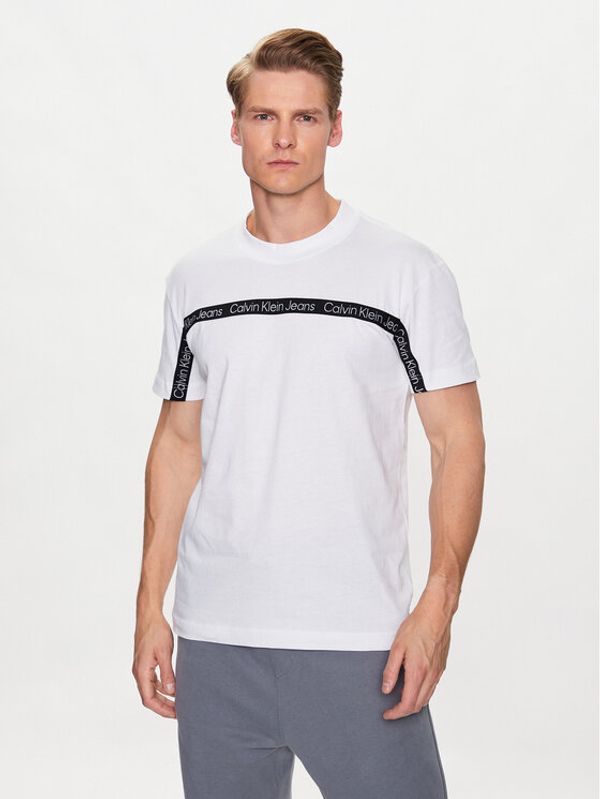 Calvin Klein Jeans Calvin Klein Jeans Тишърт J30J323253 Бял Regular Fit