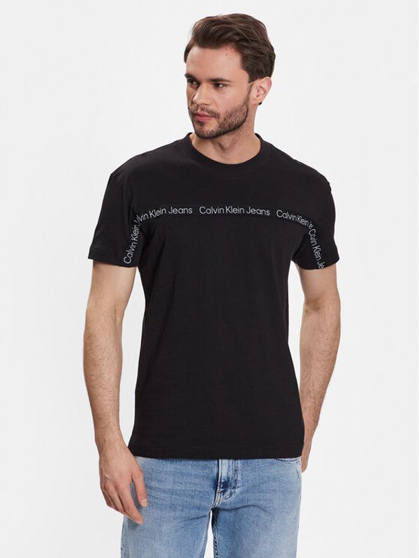 Calvin Klein Jeans Calvin Klein Jeans Тишърт J30J323253 Черен Regular Fit