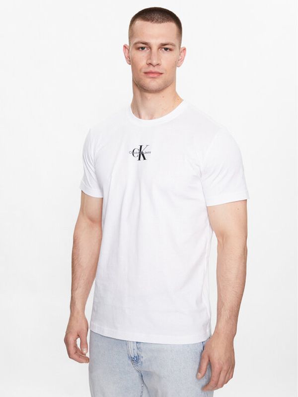Calvin Klein Jeans Calvin Klein Jeans Тишърт J30J323483 Бял Regular Fit