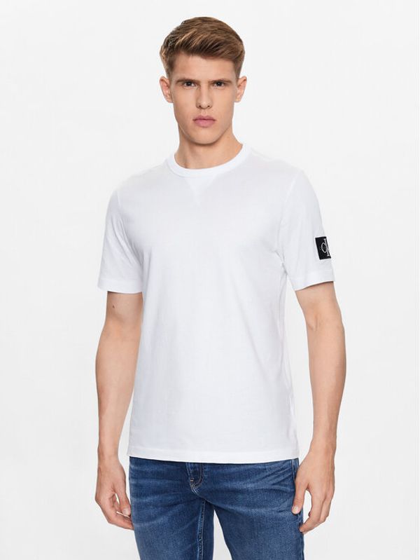 Calvin Klein Jeans Calvin Klein Jeans Тишърт J30J323484 Бял Regular Fit