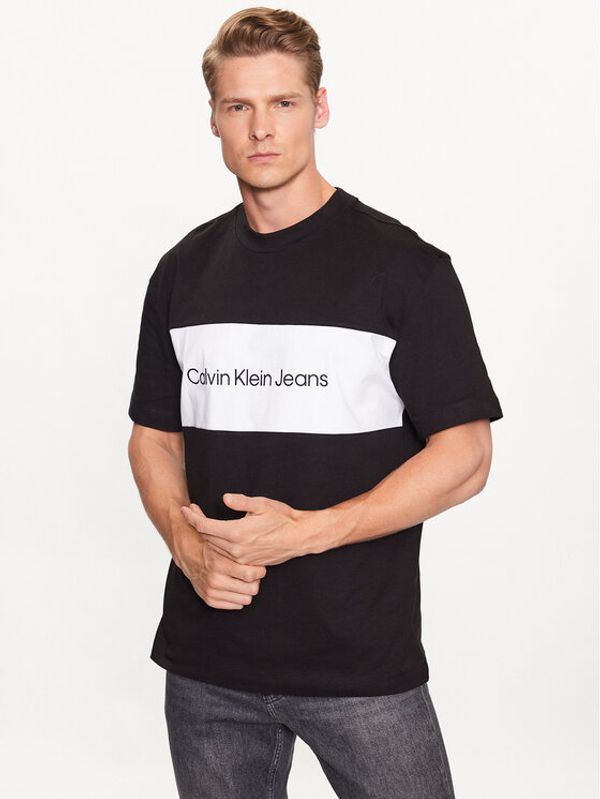 Calvin Klein Jeans Calvin Klein Jeans Тишърт J30J323760 Черен Regular Fit