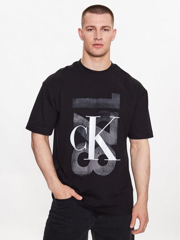 Calvin Klein Jeans Calvin Klein Jeans Тишърт J30J324207 Черен Regular Fit