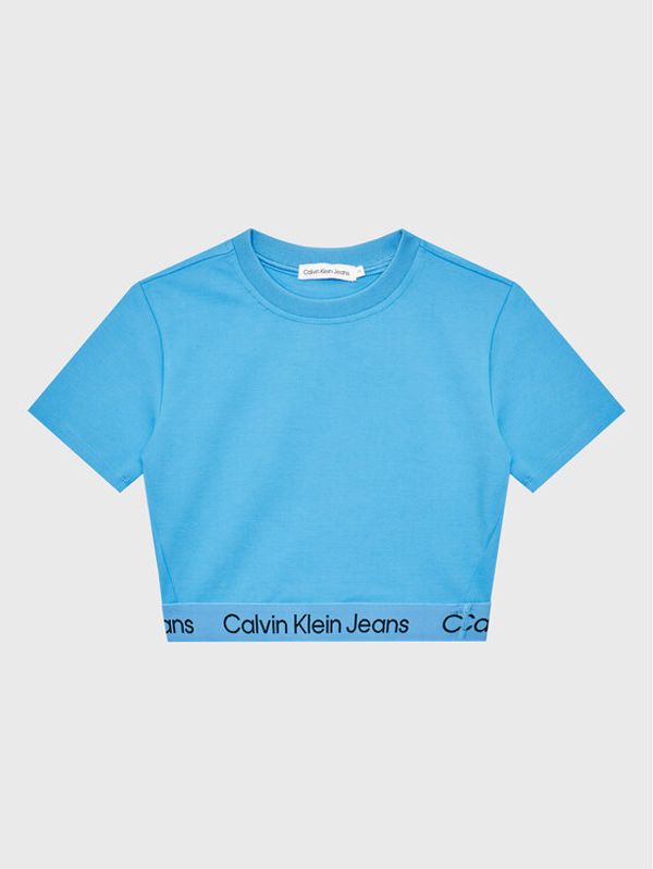 Calvin Klein Jeans Calvin Klein Jeans Тишърт Logo Tape IG0IG01948 Син Regular Fit