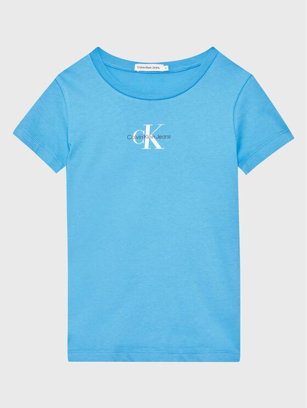 Calvin Klein Jeans Calvin Klein Jeans Тишърт Micro Monogram IG0IG01470 Син Regular Fit