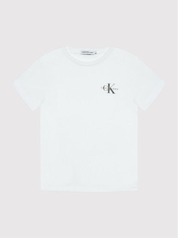 Calvin Klein Jeans Calvin Klein Jeans Тишърт Monogram IB0IB01231 Бял Regular Fit