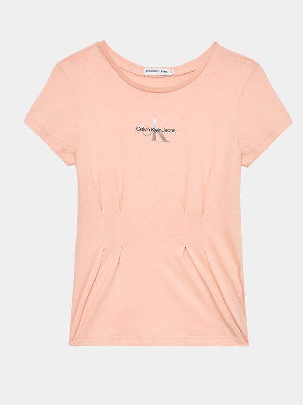 Calvin Klein Jeans Calvin Klein Jeans Тишърт Monogram IG0IG02103 Розов Regular Fit