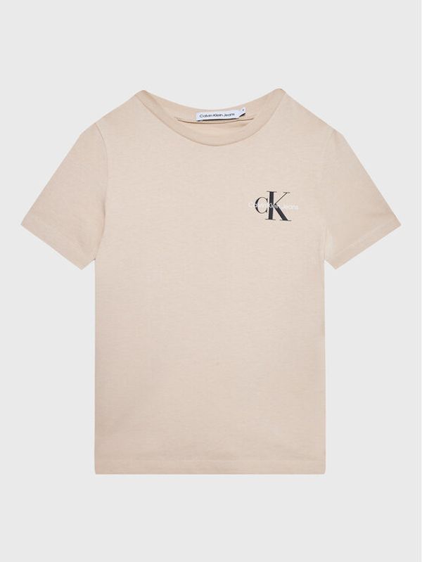 Calvin Klein Jeans Calvin Klein Jeans Тишърт Monorgam IB0IB01231 Бежов Regular Fit