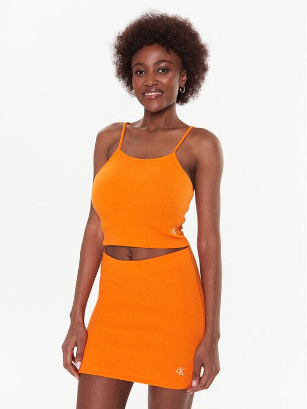 Calvin Klein Jeans Calvin Klein Jeans топ J20J221011 Оранжев Slim Fit