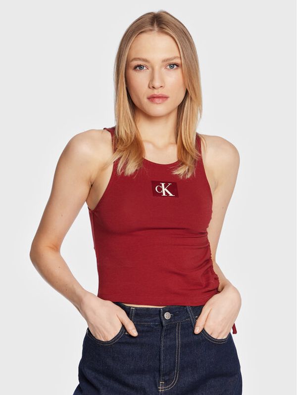 Calvin Klein Jeans Calvin Klein Jeans топ J20J221062 Бордо Regular Fit