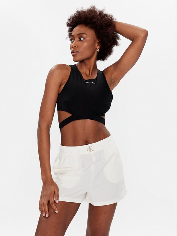 Calvin Klein Jeans Calvin Klein Jeans топ J20J221068 Черен Slim Fit