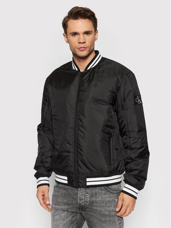 Calvin Klein Jeans Calvin Klein Jeans Яке бомбър J30J318687 Черен Relaxed Fit