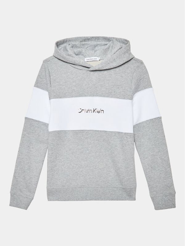 Calvin Klein Jeans Calvin Klein Swimwear Суитшърт Color Block IB0IB01892 Сив Regular Fit