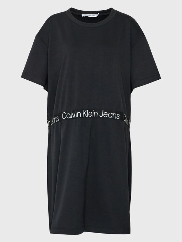 Calvin Klein Jeans Plus Calvin Klein Jeans Plus Ежедневна рокля J20J220836 Черен Regular Fit