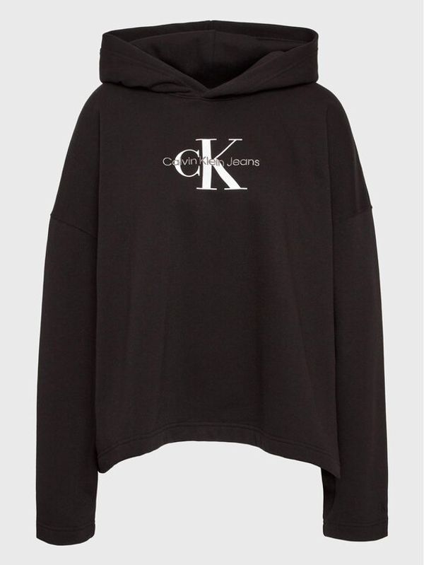 Calvin Klein Jeans Plus Calvin Klein Jeans Plus Суитшърт J20J220961 Черен Relaxed Fit