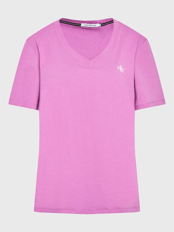 Calvin Klein Jeans Plus Calvin Klein Jeans Plus Тишърт J20J220830 Виолетов Regular Fit