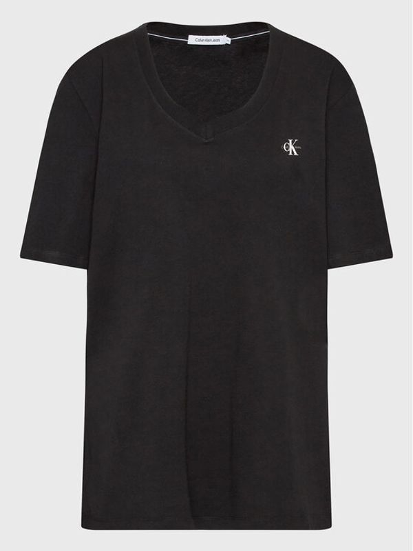 Calvin Klein Jeans Plus Calvin Klein Jeans Plus Тишърт J20J221204 Черен Regular Fit