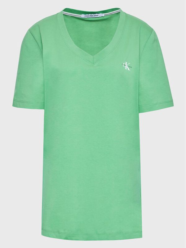 Calvin Klein Jeans Plus Calvin Klein Jeans Plus Тишърт J20J221204 Зелен Regular Fit