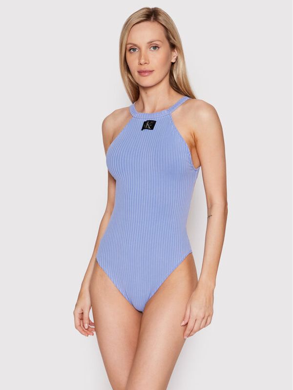 Calvin Klein Swimwear Calvin Klein Swimwear Бански костюм KW0KW01641 Виолетов
