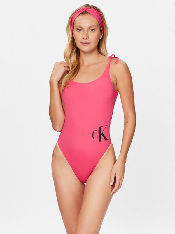 Calvin Klein Swimwear Calvin Klein Swimwear Бански костюм KW0KW02087 Розов
