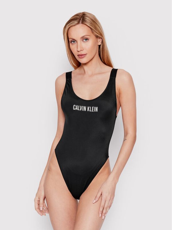 Calvin Klein Swimwear Calvin Klein Swimwear Бански костюм Scoop KW0KW01599 Черен