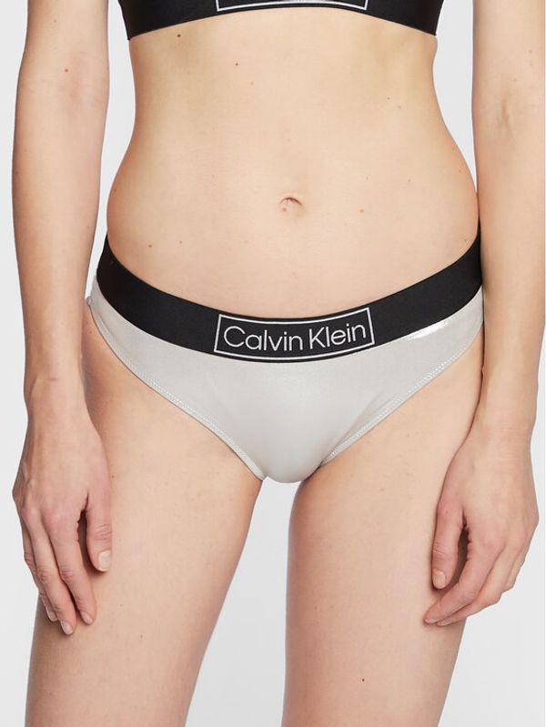 Calvin Klein Swimwear Calvin Klein Swimwear Долнище на бански Classic KW0KW01949 Сребрист