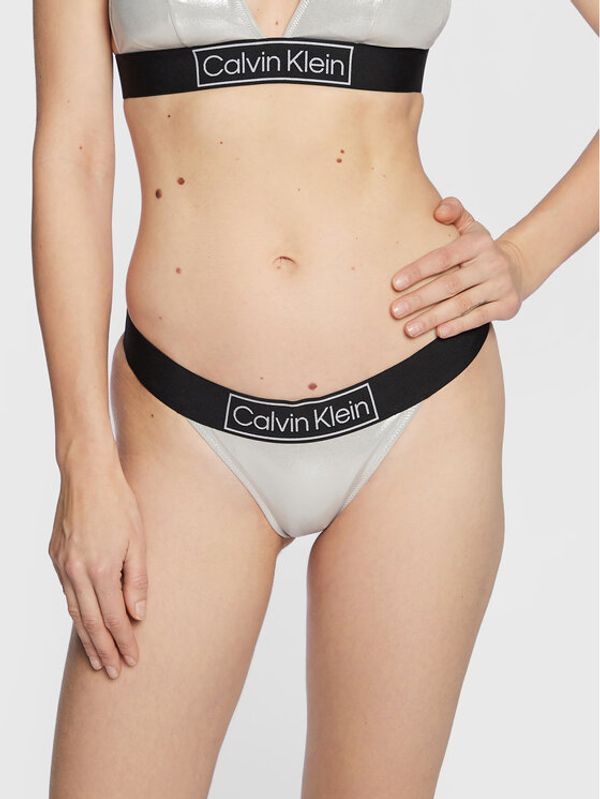Calvin Klein Swimwear Calvin Klein Swimwear Долнище на бански KW0KW01950 Сребрист