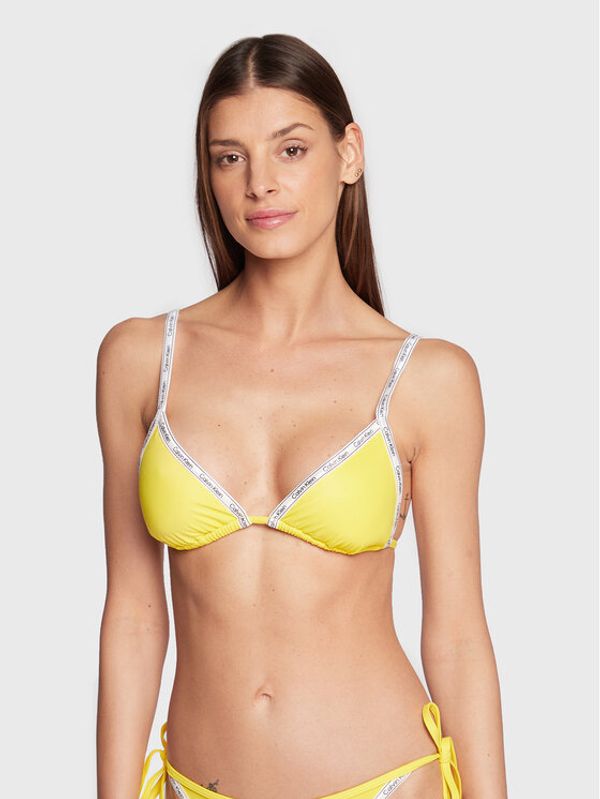 Calvin Klein Swimwear Calvin Klein Swimwear Горнище на бански KW0KW01945 Жълт
