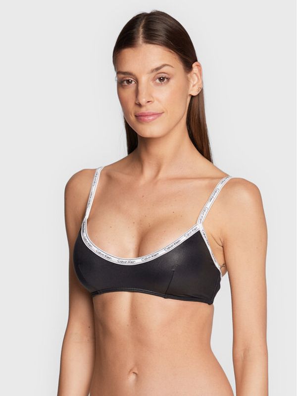 Calvin Klein Swimwear Calvin Klein Swimwear Горнище на бански KW0KW01946 Черен