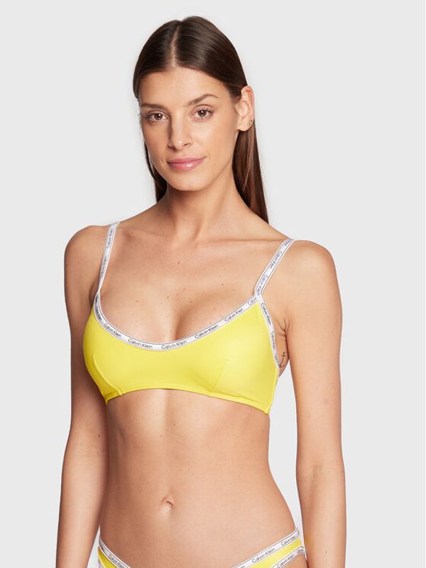 Calvin Klein Swimwear Calvin Klein Swimwear Горнище на бански KW0KW01946 Жълт