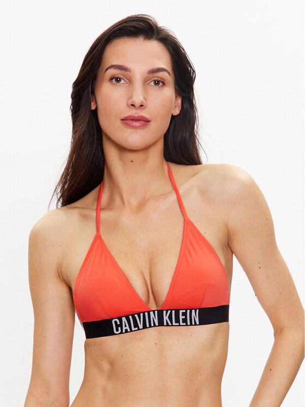 Calvin Klein Swimwear Calvin Klein Swimwear Горнище на бански KW0KW01963 Оранжев