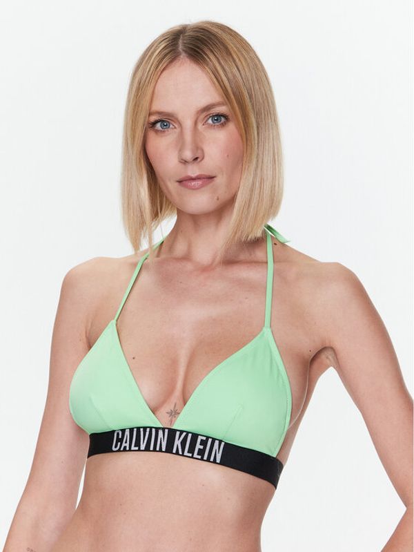 Calvin Klein Swimwear Calvin Klein Swimwear Горнище на бански KW0KW01963 Зелен