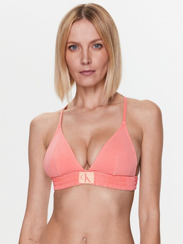 Calvin Klein Swimwear Calvin Klein Swimwear Горнище на бански KW0KW01974 Оранжев