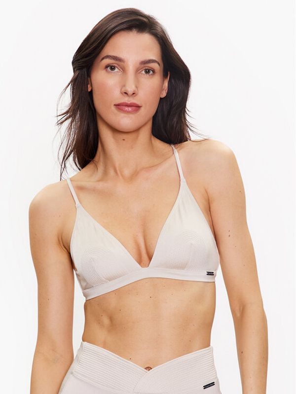 Calvin Klein Swimwear Calvin Klein Swimwear Горнище на бански KW0KW02143 Бежов