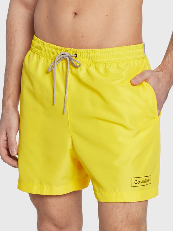 Calvin Klein Swimwear Calvin Klein Swimwear Плувни шорти KM0KM00787 Жълт Regular Fit