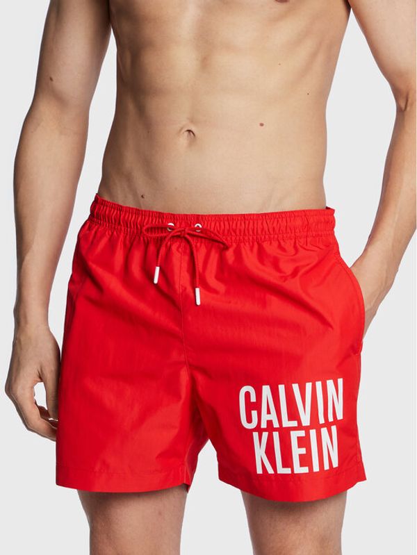 Calvin Klein Swimwear Calvin Klein Swimwear Плувни шорти KM0KM00794 Червен Regular Fit