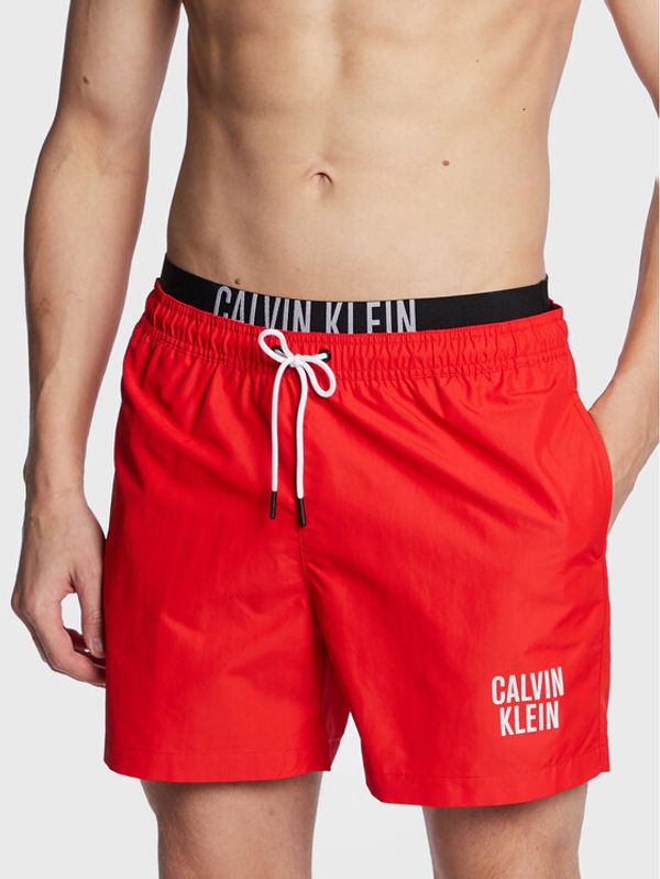 Calvin Klein Swimwear Calvin Klein Swimwear Плувни шорти KM0KM00798 Червен Regular Fit