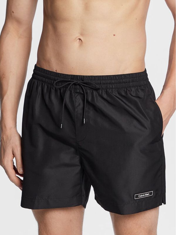 Calvin Klein Swimwear Calvin Klein Swimwear Плувни шорти KM0KM00812 Черен Regular Fit