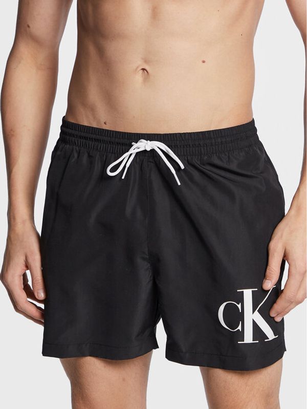 Calvin Klein Swimwear Calvin Klein Swimwear Плувни шорти KM0KM00849 Черен Regular Fit