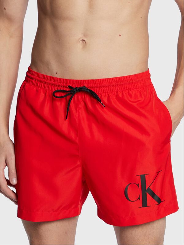 Calvin Klein Swimwear Calvin Klein Swimwear Плувни шорти KM0KM00849 Червен Regular Fit