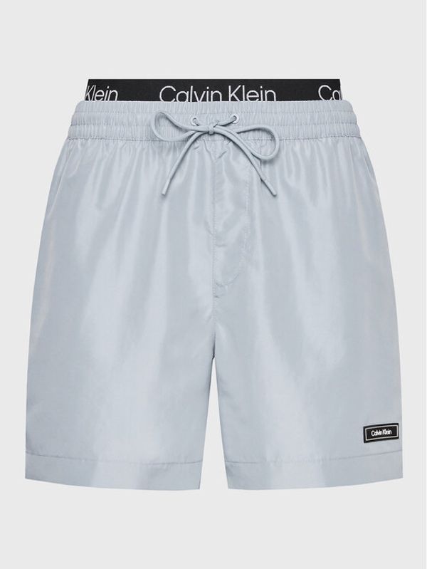 Calvin Klein Swimwear Calvin Klein Swimwear Плувни шорти Medium Double Wb KM0KM00815 Син Regular Fit