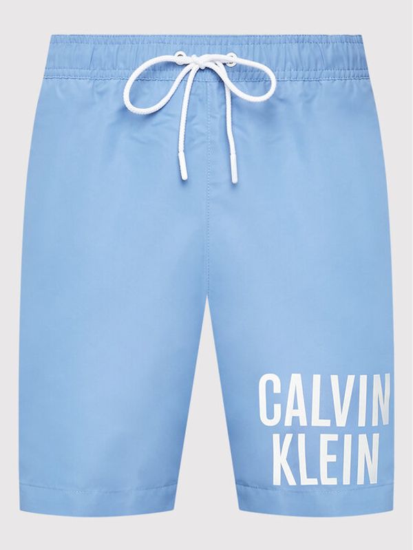 Calvin Klein Swimwear Calvin Klein Swimwear Плувни шорти Medium Drawstring KM0KM00701 Син Regular Fit
