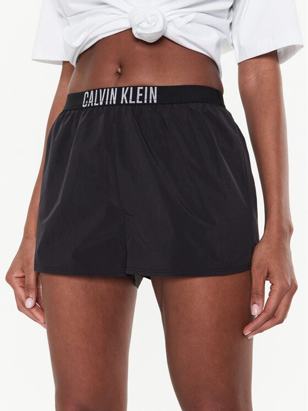 Calvin Klein Swimwear Calvin Klein Swimwear Спортни шорти KW0KW02107 Черен Regular Fit