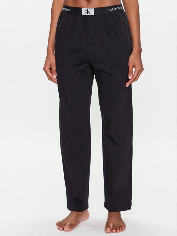 Calvin Klein Underwear Calvin Klein Underwear Долнище на пижама 000QS6948E Черен Relaxed Fit